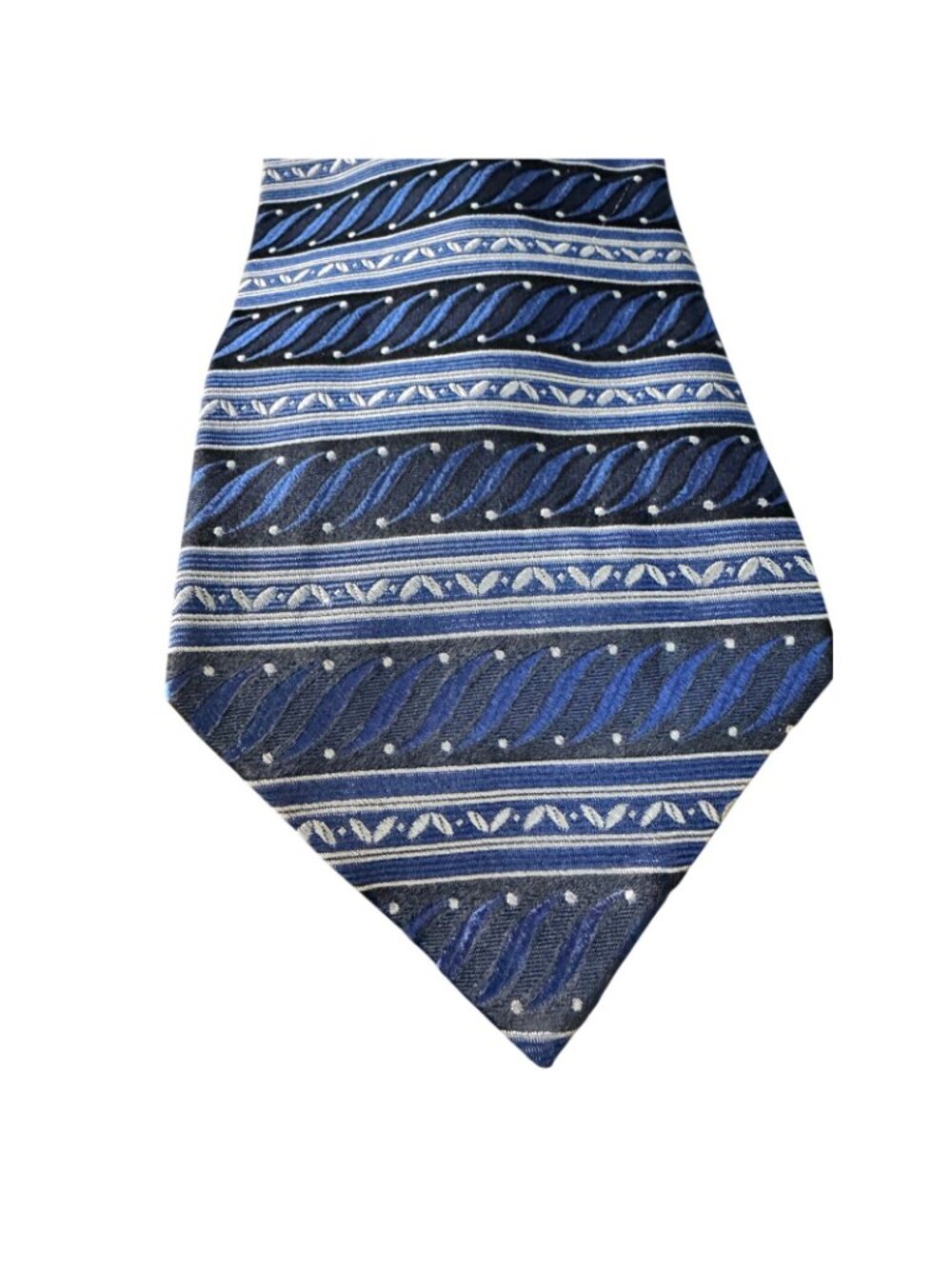 Roundtree & Yorke Silk Ties – Set of 3 – Striped, Geometric, and Patterned - Picture 7 of 16